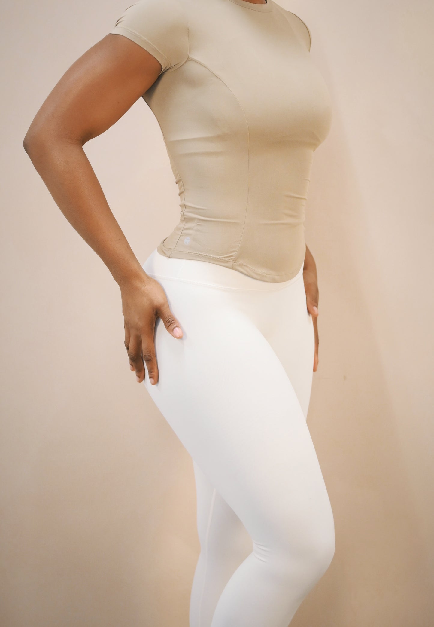 Velara Contour Top — Sand