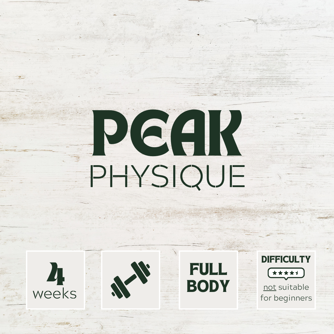 Peak Physique Workout Program